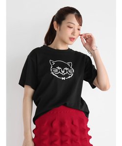 CATプリントTシャツ