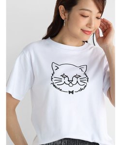 CATプリントTシャツ