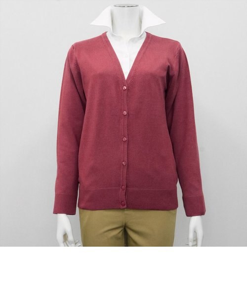 レディース ウィメンズニット Vネック カーディガン ピンク系 Tokyo Shirts トーキョーシャツ の通販 Mall