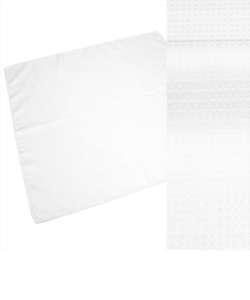 ハンカチ / メンズ / ウィメンズ / 日本製 綿100% 白系 チェック織柄