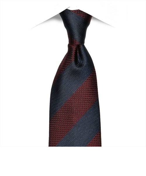 ネクタイ / ビジネス / フォーマル / イタリア製ネクタイ 絹100% ネイビー系 ストライプ柄