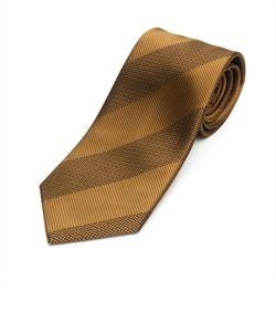 ネクタイ / ビジネス / フォーマル / 日本製ネクタイ 絹100% ブラウン系 無地柄