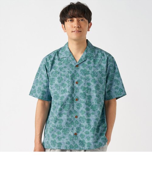 Disney ディズニー メンズ カジュアルシャツ 半袖 オープンカラー 綿100 グリーン系 プリント Pitta Re Tokyo Shirts トーキョーシャツ の通販 Mall
