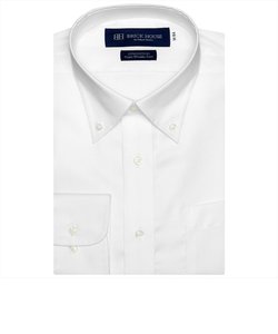 【超形態安定】 ボタンダウン衿 綿100% 長袖ビジネスシャツ