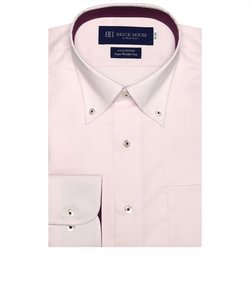 【SUPIMA】 ボタンダウン衿  綿100% 長袖ビジネスワイシャツ