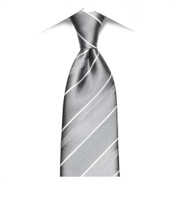 【日本製】ふじやま織 絹100% ネクタイ グレー系 ビジネス フォーマル