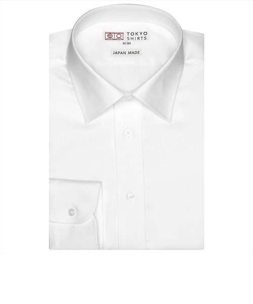 【国産しゃれシャツ】形態安定 レギュラーカラー  綿100% 長袖ビジネスワイシャツ