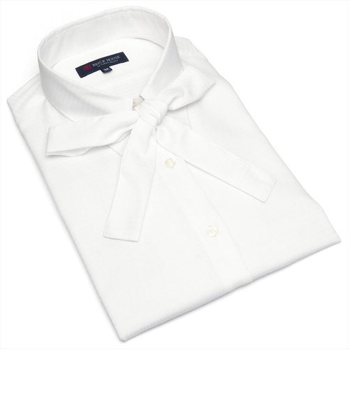 【SUPIMA】形態安定 レギュラーカラー 綿100% 七分袖レディースシャツ