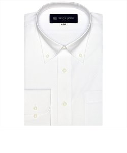 【使用素材 CARAT(R)】 ボタンダウンカラー 長袖 形態安定 ワイシャツ