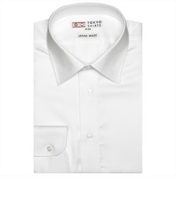 【国産しゃれシャツ】 レギュラー 長袖 形態安定 綿100% ツイル織り