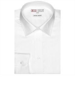 【国産しゃれシャツ】 レギュラー 長袖 形態安定 綿100% ヘリンボーン織り