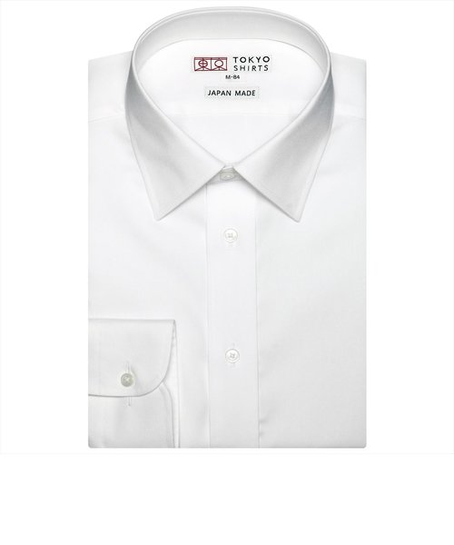 【国産しゃれシャツ】 レギュラー 長袖 形態安定 綿100% ピンオックス織り