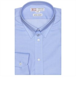 【国産しゃれシャツ】 プレミアム タブカラー 形態安定 ワイシャツ 綿100%