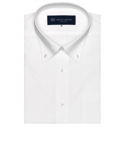 【透け防止】 ボタンダウンカラー 半袖 形態安定 ワイシャツ
