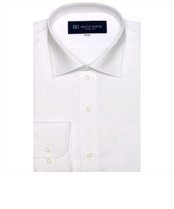 【使用素材 CARAT(R)】 ワイドカラー 長袖 形態安定 ワイシャツ