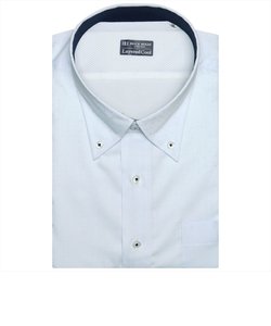 【Layered Cool・大きいサイズ】 形態安定  ボタンダウンカラー 半袖ワイシャツ
