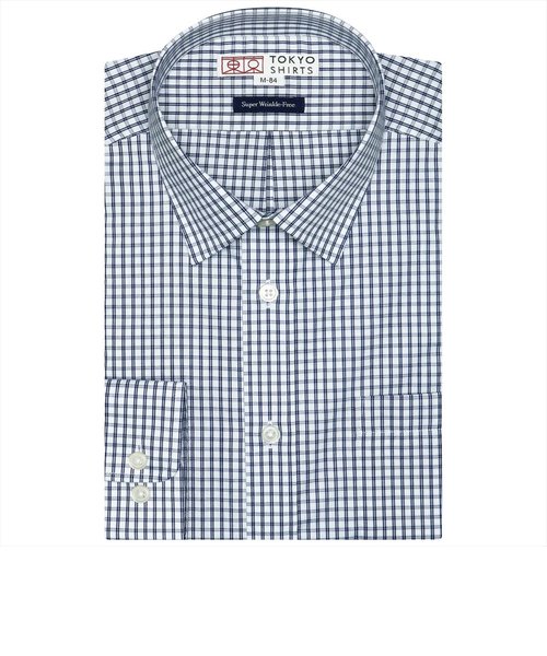 【心地のいいシャツ】 超形態安定 レギュラーカラー 長袖ワイシャツ