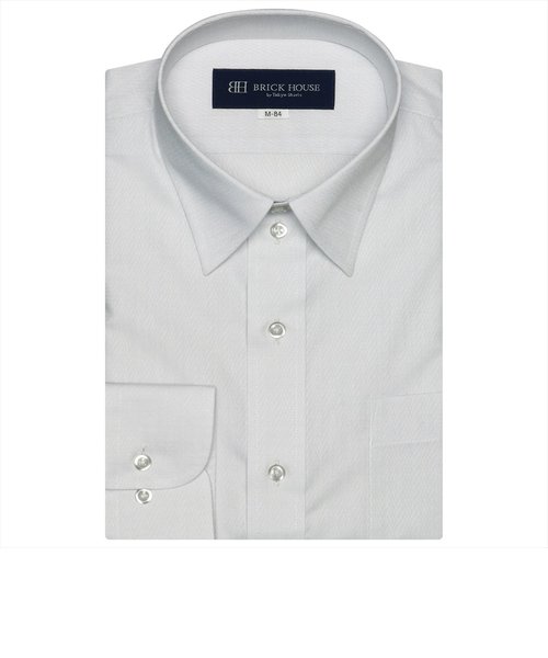 形態安定 レギュラーカラー 長袖 ワイシャツ