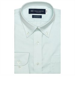 【超形態安定】 ボタンダウンカラー 綿100% 長袖 ワイシャツ