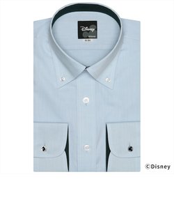 【ディズニー】 形態安定 ボタンダウンカラー 長袖 ワイシャツ