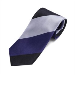 ネクタイ 絹100% レジメンタル ブルー ビジネス フォーマル