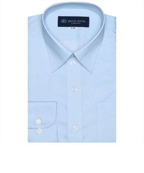 【大きいサイズ】 形態安定 レギュラーカラー 長袖 ワイシャツ