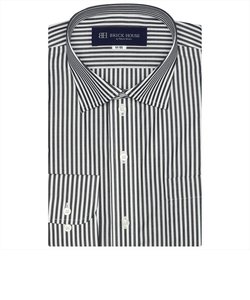 【大きいサイズ】 形態安定 ワイドカラー 長袖ワイシャツ