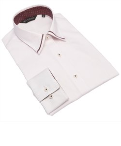 形態安定 レギュラーカラー 長袖レディースシャツ