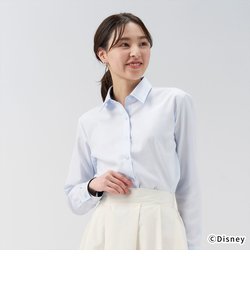 【ディズニー】 形態安定 レギュラーカラー 長袖 レディースシャツ