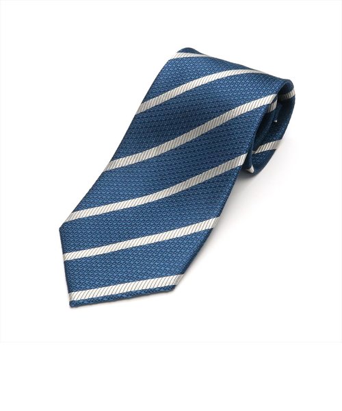 ネクタイ 絹100% ガルザタイ ブルー ビジネス フォーマル