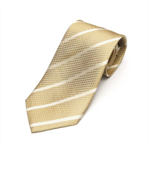 ネクタイ 絹100% ガルザタイ ゴールド ビジネス フォーマル