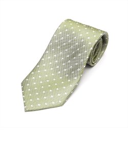 ネクタイ 絹100% ガルザタイ グリーン ビジネス フォーマル