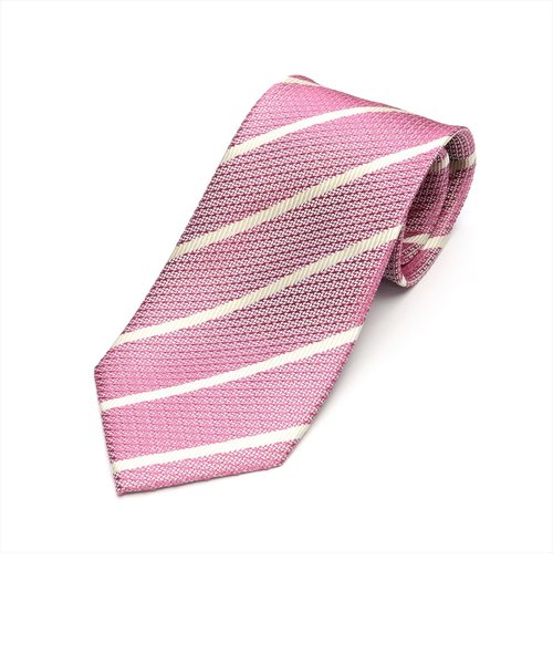 ネクタイ 絹100% ガルザタイ ピンク ビジネス フォーマル