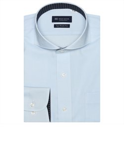 【超形態安定】 ホリゾンタルワイドカラー 長袖 ワイシャツ