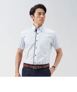 【超形態安定】 ボタンダウン 半袖 形態安定 ワイシャツ