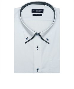 【超形態安定・大きいサイズ】 ボタンダウン 半袖 形態安定 ワイシャツ