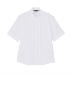 【デザイン】 COFREX スタンドピンタック 五分袖 レディースシャツ