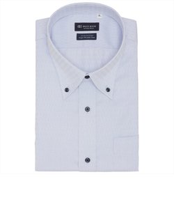 【超形態安定・大きいサイズ】 ボタンダウン 半袖 形態安定 ワイシャツ 綿100%