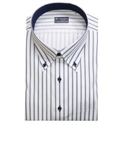 【Layered Cool・大きいサイズ】 ボタンダウン 半袖 形態安定 ワイシャツ