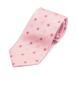 ネクタイ バスケット織 ピンク ビジネス フォーマル