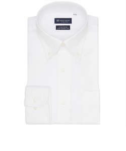 【超形態安定】 ボタンダウン 長袖 形態安定 綿100% ワイシャツ