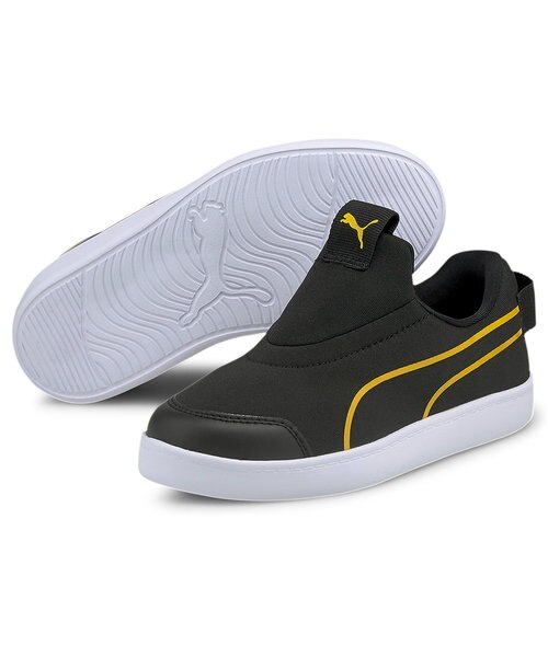 キッズ コートフレックス V2 スリッポン Acps スニーカー 17 21cm Puma プーマ の通販 Mall