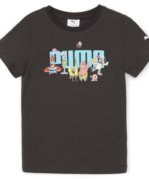 キッズ PUMA x スポンジ・ボブ ロゴ 半袖 Tシャツ 120-150cm | PUMA