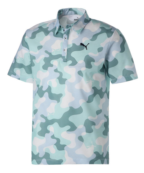 メンズ ゴルフ キャット カモ 半袖 ポロシャツ | PUMA（プーマ）の通販 - u0026mall