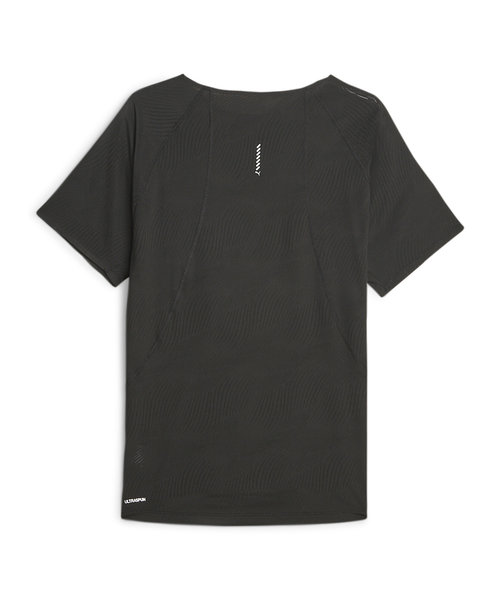 HOMME+ Pleating Tee Black