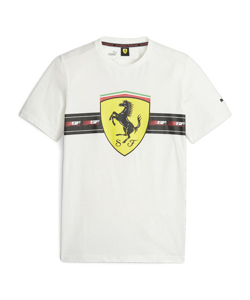 メンズ フェラーリ レース ヘリテージ ビッグシールド Tシャツ | PUMA ...