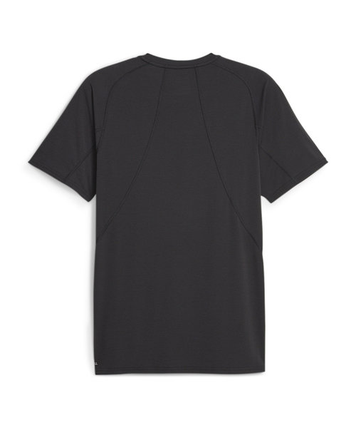 HOMME+ Pleating Tee Black