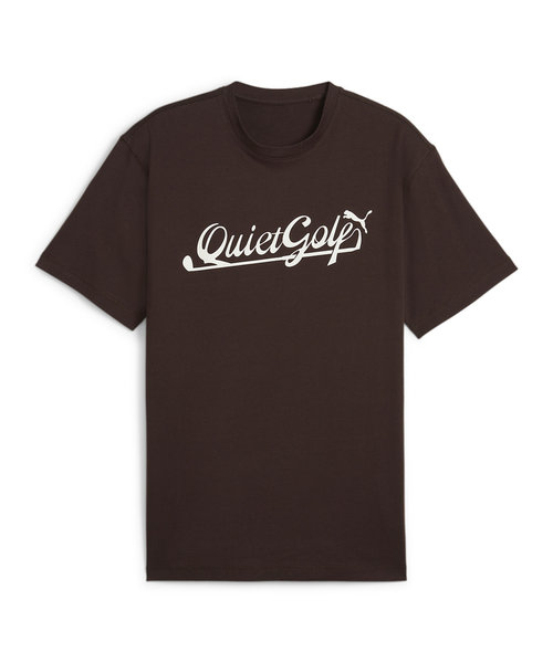 メンズ ゴルフ PUMA x QGC スクリプト グラフィック 半袖 Tシャツ