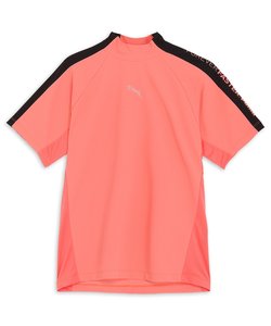 メンズ ゴルフ PF ストレッチライン テックカット モックネック 半袖 シャツ