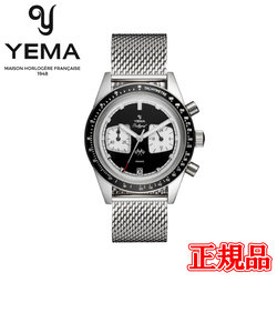 20%OFF 正規品 YEMA イエマ ラリーグラフ リバースパンダ クォーツ メンズ腕時計 クロノグラフ YMHF1572-AM